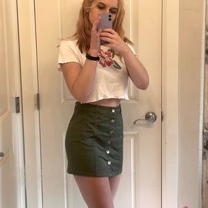 Forever 21 Small Green Skirt
